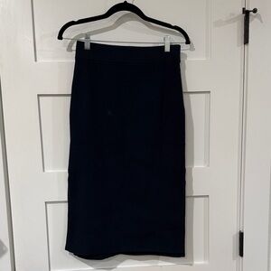 AYR Elegant Dark Blue Pencil Skirt